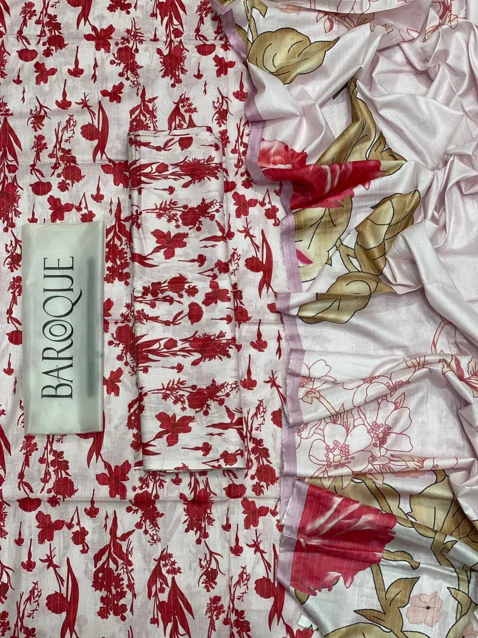 3 Piece Women's Unstitched Lawn Digital Print Suit