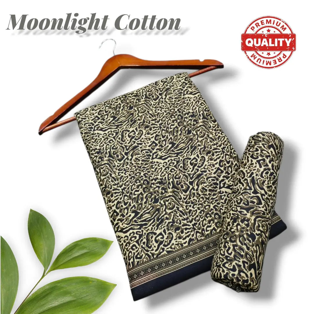 2 Pcs Women's Unstitched Printed Suit