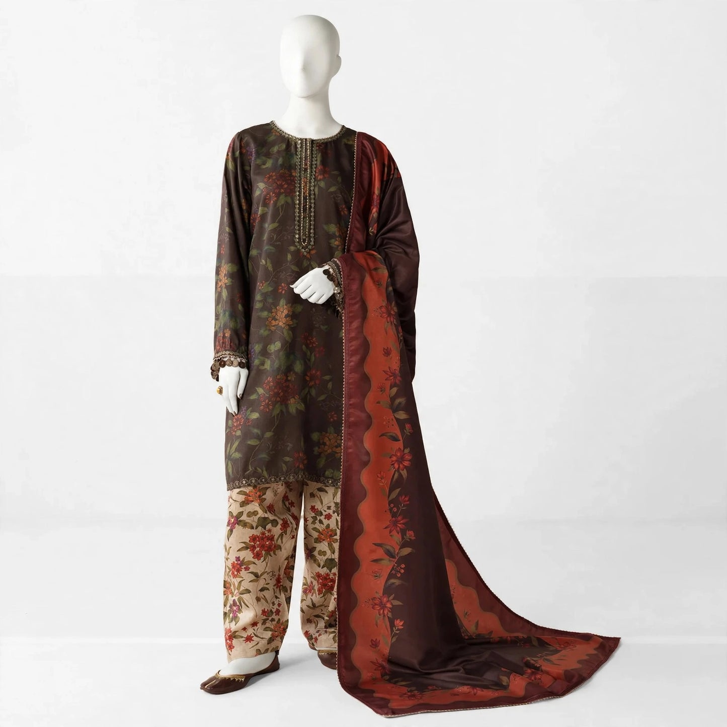 3-Piece Lawn Suit Digital Printed Lawn