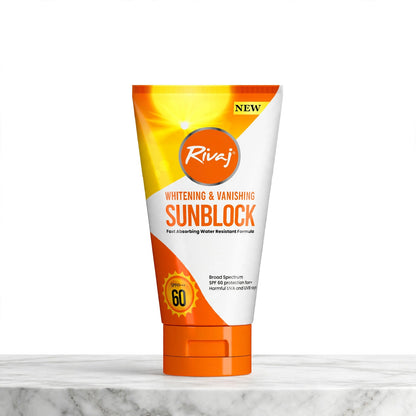 Rivaj UK Sunblock SPF 60 Water Resistant